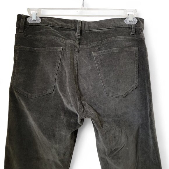 Flint and Tinder Size 32x32 Slim Fit Deepest Green/Gray Corduroy Pants - Picture 4 of 16